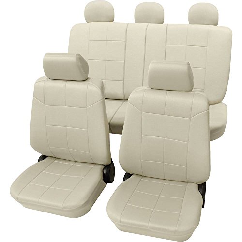 Petex 22574909 - Fundas para Asiento de Coche, Color Beige Petex 22574909 - Fundas para Asiento de Coche, Color Beige