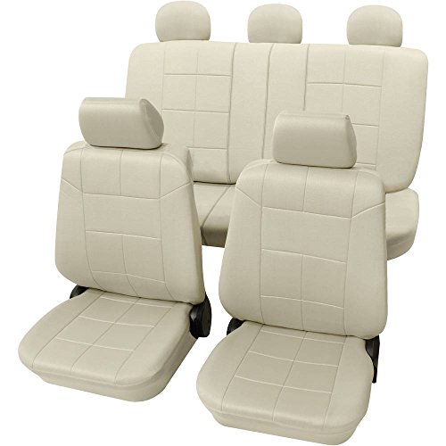 Petex 22574909 - Fundas para Asiento de Coche, Color Beige