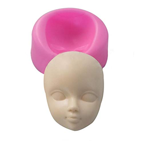 PiniceCore 3D Cara del bebé Arcilla del polímero de la Resina de moldes de la Muchacha Cara Humana, Cabeza Pasta de azúcar Que adorna la Herramienta de Silicona Moldstyle 1 PiniceCore 3D Cara del bebé Arcilla del polímero de la Resina de moldes de la Muchacha Cara Humana, Cabeza Pasta de azúcar Que adorna la Herramienta de Silicona Moldstyle 1