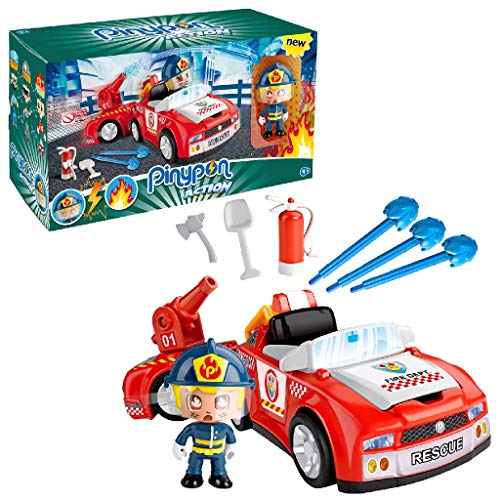 Pinypon Action- Bombero Vehículos de Acción, para niños y niñas a Partir de 4 años, Multicolor (Famosa 700014610) , color/modelo surtido Pinypon Action- Bombero Vehículos de Acción, para niños y niñas a Partir de 4 años, Multicolor (Famosa 700014610) , color/modelo surtido