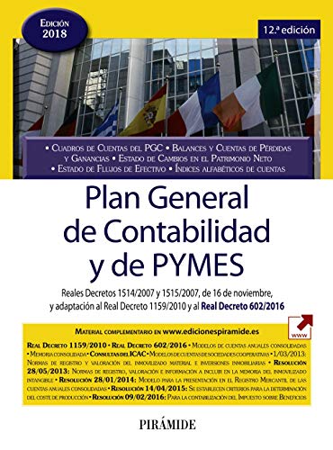 Plan General de Contabilidad y de PYMES: Reales Decretos 1514/2007 y 1515/2007, de 16 de noviembre, y adaptación al Real Decreto 1159/2010 (Economía Y Empresa)
