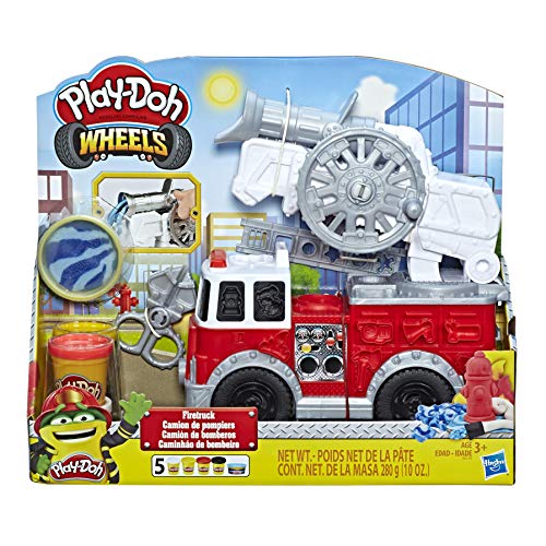Play-Doh- Wheels Camión de Bomberos, Talla Única (Hasbro E6103EU4) , color/modelo surtido