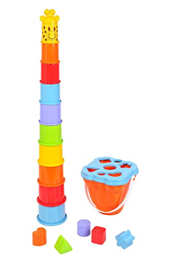 PlayGo Stacking Cup with Shape Sorter