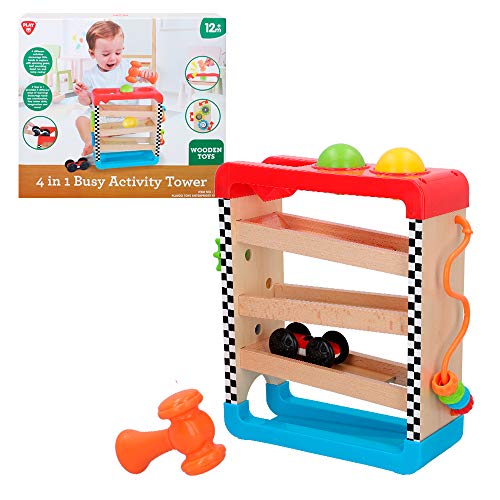 PlayGo - Torre madera actividades 4 en 1 (46402) PlayGo - Torre madera actividades 4 en 1 (46402)