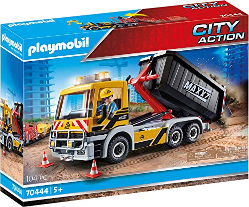 PLAYMOBIL Camión Construcción Juguete, Multicolor (70444)