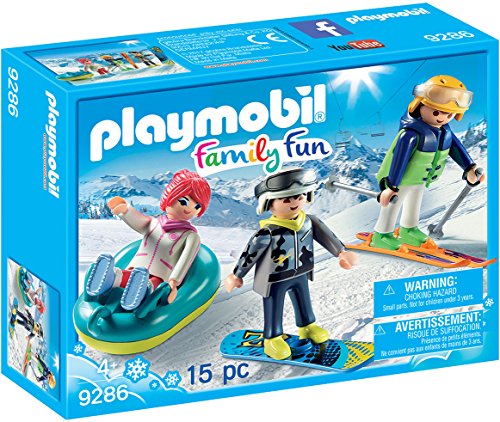 PLAYMOBIL- Deportes de Invierno Figuras de Juguete, Multicolor, única (9286)