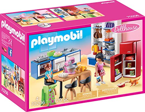 PLAYMOBIL Dollhouse Cocina, A partir de 4 Años (70206)