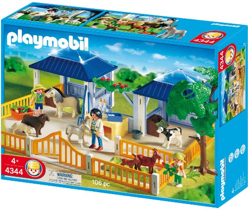 PLAYMOBIL - Enfermería de Animales, Set de Juego (4344)