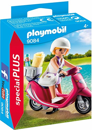 PLAYMOBIL Especiales Plus- Mujer con Scooter, única (9084)