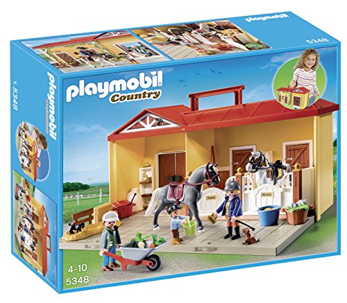 PLAYMOBIL Granja de Ponis - Maletín establo de Caballos (5348) PLAYMOBIL Granja de Ponis - Maletín establo de Caballos (5348)
