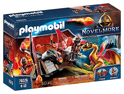 PLAYMOBIL-Knights Kampftraining des Drachen 70226 Burnham Raiders-Entrenamiento de combate del dragón (a partir de 8 años), color carbón, talla única , color/modelo surtido PLAYMOBIL-Knights Kampftraining des Drachen 70226 Burnham Raiders-Entrenamiento de combate del dragón (a partir de 8 años), color carbón, talla única , color/modelo surtido