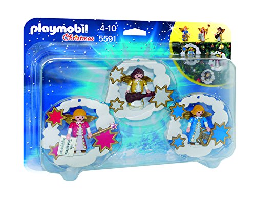 PLAYMOBIL Navidad - Pack Adornos de Navidad de ángel (5591)