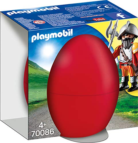 PLAYMOBIL- Ostereier Huevo Caballero+cañón, Color carbón (70086) PLAYMOBIL- Ostereier Huevo Caballero+cañón, Color carbón (70086)