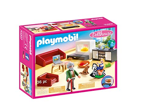 PLAYMOBIL PLAYMOBIL-70207 Dollhouse Salón, Multicolor, Talla única (70207)