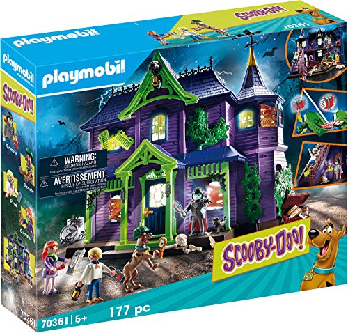 Playmobil - SCOOBY DOO! Aventura en la casa embrujada, Juguete, Color Multicolor, 70361