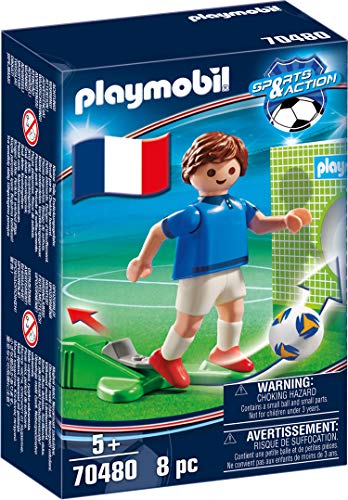 PLAYMOBIL-Sports & Action Jugador de Fútbol, Francia A, multicolor (70480) PLAYMOBIL-Sports & Action Jugador de Fútbol, Francia A, multicolor (70480)