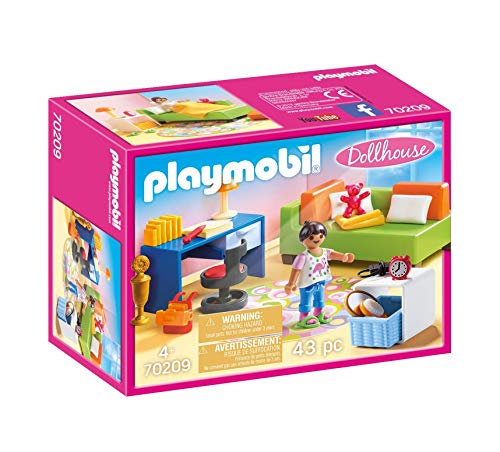 PLAYMOBIL- Teenager's Room Dollhouse Habitación Adolescente, Multicolor, Talla única (70209)