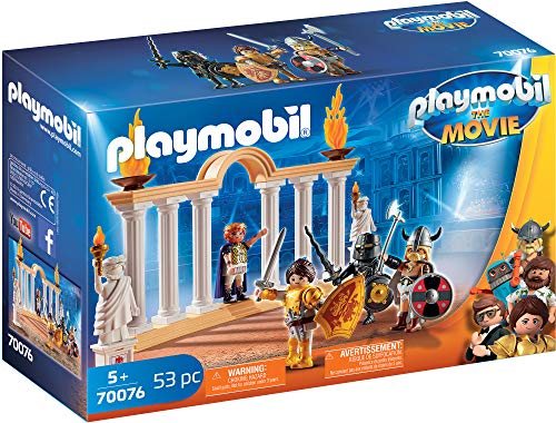 PLAYMOBIL: THE MOVIE Emperador Maximus en el Coliseo, a Partir de 5 Años (70076) PLAYMOBIL: THE MOVIE Emperador Maximus en el Coliseo, a Partir de 5 Años (70076)
