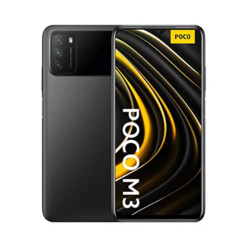 Poco M3 - Smartphone 4+128GB, Pantalla 6,53" FHD+ con Dot Drop, Snapdragon 662, Cámara triple de 48 MP con IA, batería de 6000 mAh, Power Black Poco M3 - Smartphone 4+128GB, Pantalla 6,53" FHD+ con Dot Drop, Snapdragon 662, Cámara triple de 48 MP con IA, batería de 6000 mAh, Power Black