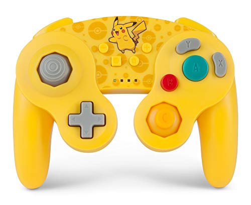 Pokémon Mando inalámbrico para Nintendo Switch - Estilo GameCube: Pikachu