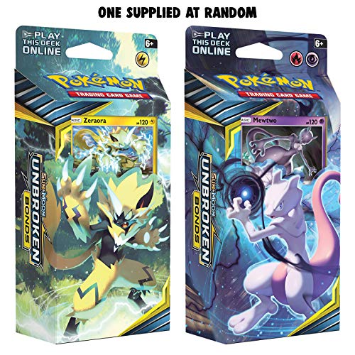 Pokémon POK81554 TCG: Sun and Moon 10 Unbreaked Bonds Temática Deck (uno al azar), multicolor , color/modelo surtido