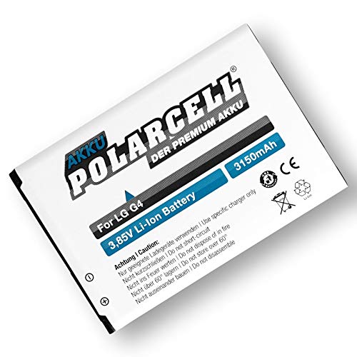 PolarCell - Batería para LG G4 H815 / BL-51YF (3150 mAh/12,13 Wh) PolarCell - Batería para LG G4 H815 / BL-51YF (3150 mAh/12,13 Wh)