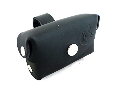 Portatelepeaje de piel, para moto custom, funda de telepeaje negro Portatelepeaje de piel, para moto custom, funda de telepeaje negro