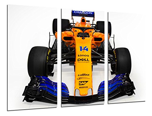 Poster Fotográfico Formula 1 Coches, McLaren mcl33 Mclaren F1 2018, Fernando Alonso, Stoffel Vandoorne Tamaño total: 97 x 62 cm XXL