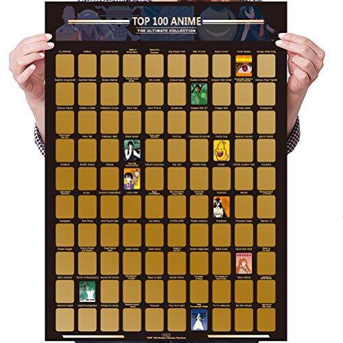 Póster para rascar 100 películas,Top 100 Familien películas Bucket List para Parejas Regalos para Amantes de Películas para Amantes del Anime Póster para rascar 100 películas,Top 100 Familien películas Bucket List para Parejas Regalos para Amantes de Películas para Amantes del Anime