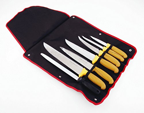 Pradel Excellence – i7107t – Bolsa de 7 Cuchillos de Carnicero y afilador Pradel Excellence – i7107t – Bolsa de 7 Cuchillos de Carnicero y afilador