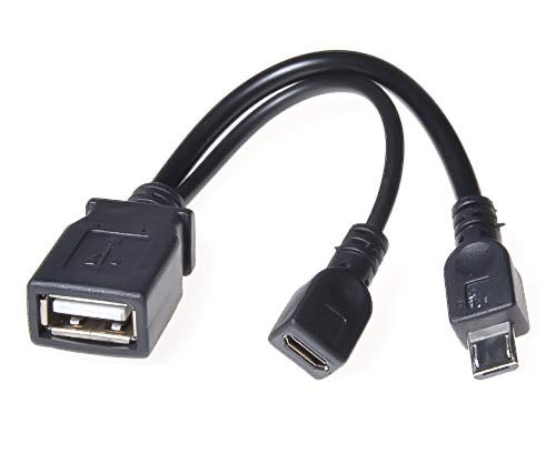 Premium Cord - Cable Adaptador USB A/Hembra + Conector Micro USB/OTG Premium Cord - Cable Adaptador USB A/Hembra + Conector Micro USB/OTG