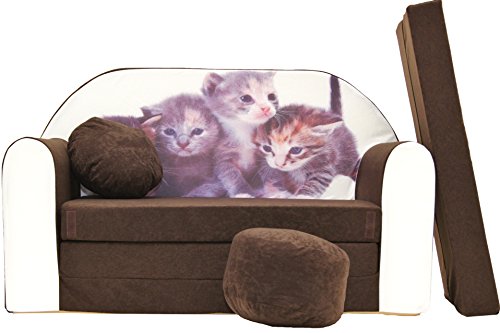 Pro NIÑOS SOFÁ Dar LA Vuelta out Cama 3 EN 1 FUTÓN Infantil Muebles+Gratis Taburete Tipo Puff&Almohada (K6) Pro NIÑOS SOFÁ Dar LA Vuelta out Cama 3 EN 1 FUTÓN Infantil Muebles+Gratis Taburete Tipo Puff&Almohada (K6)