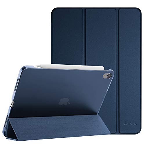 ProCase Funda para Nuevo iPad Air 4 10.9" 2020 Modelo A2324 A2072 A2316 A2325, Carcasa Trasera Rígida Delgada con Tapa Inteligente para iPad Air 4.ª Generación 10.9 Pulgadas Versión 2020 -Azul Marino ProCase Funda para Nuevo iPad Air 4 10.9" 2020 Modelo A2324 A2072 A2316 A2325, Carcasa Trasera Rígida Delgada con Tapa Inteligente para iPad Air 4.ª Generación 10.9 Pulgadas Versión 2020 -Azul Marino