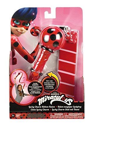 Prodigiosa: Las aventuras de Ladybug Disney Cinta Lucky Charm, 30 x 20 cm (Bandai 39796)