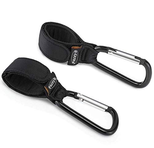 Prolyr Gancho aluminio silla paseo carrito bebé – 2 pack, Cuelga bolsas, bolsos o mochilas, Ajuste universal e Instalación en segundos (Negro). Prolyr Gancho aluminio silla paseo carrito bebé – 2 pack, Cuelga bolsas, bolsos o mochilas, Ajuste universal e Instalación en segundos (Negro).