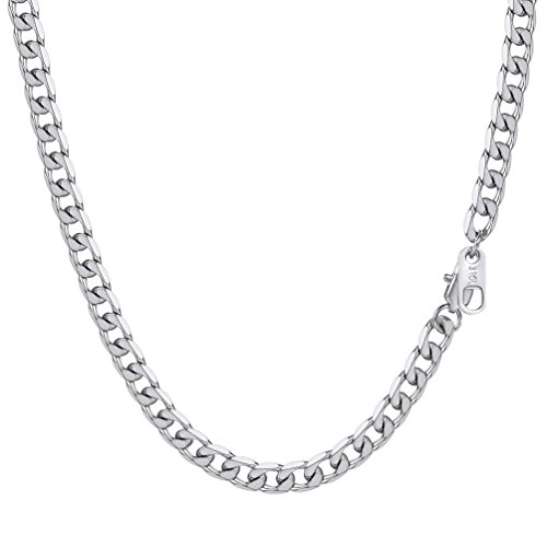 PROSTEEL Collar Hombre Cuba Curb Chain PROSTEEL Collar Hombre Cuba Curb Chain