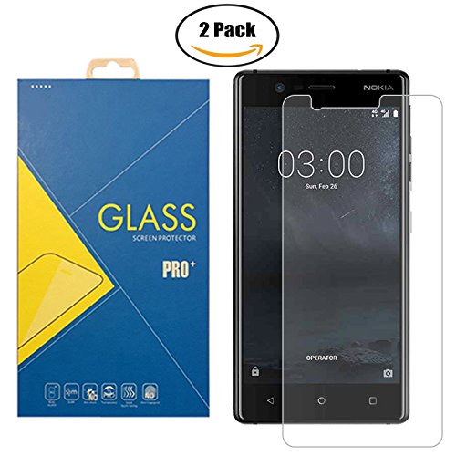 Protector de pantalla de cristal templado para Nokia 3 - TA-1020 - Protector de pantalla antigolpes y antiarañazos (2 unidades) Protector de pantalla de cristal templado para Nokia 3 - TA-1020 - Protector de pantalla antigolpes y antiarañazos (2 unidades)