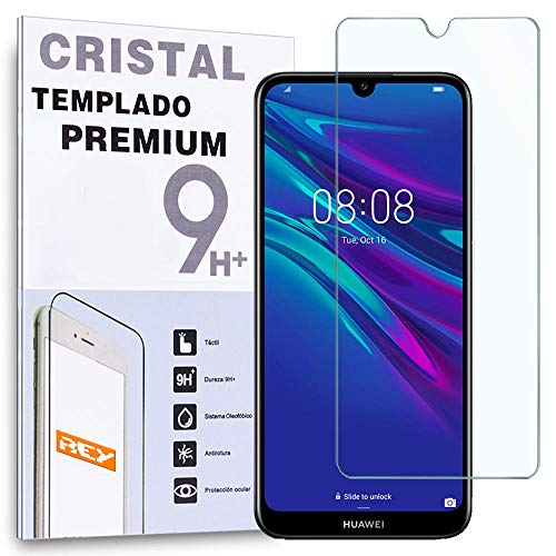 Protector de Pantalla para Huawei Y6 2019 - Y6 Pro 2019 - Honor Play 8A - Enjoy 9E, Cristal Vidrio Templado Premium