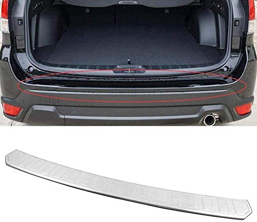 Protector de Parachoques Trasero de Acero Inoxidable, Coche Borde de la Cubierta del Maletero Protector contra Arañazos para Subaru Forester SK 2019 Protector de Parachoques Trasero de Acero Inoxidable, Coche Borde de la Cubierta del Maletero Protector contra Arañazos para Subaru Forester SK 2019