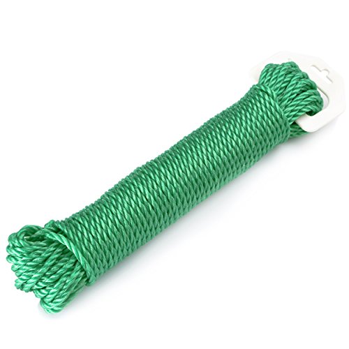 Protenrop Cuerda de Tender, 15 Metros, Color Verde