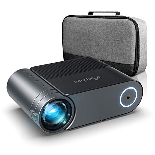 Proyector, Elephas Mini Proyector Full HD 5500 Lumen , Proyector Portatil Cine en Casa de 200 Pulgadas 1080P Compatible con PS4, PC a Través de HDMI, VGA, TF, AV y USB (con Bolsa) (Black) Proyector, Elephas Mini Proyector Full HD 5500 Lumen , Proyector Portatil Cine en Casa de 200 Pulgadas 1080P Compatible con PS4, PC a Través de HDMI, VGA, TF, AV y USB (con Bolsa) (Black)