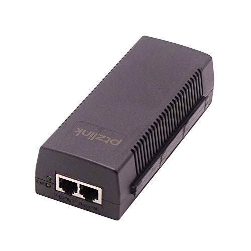PTZlink - Inyector POE (60 W, 48 V, Gigabit 10/100/1000Mbps, RJ-45 pasivo, Ultra POE+, fuente de alimentación individual, conexión Gigabit IEEE 802.3af/802.3at compatible Plug & Play) PTZlink - Inyector POE (60 W, 48 V, Gigabit 10/100/1000Mbps, RJ-45 pasivo, Ultra POE+, fuente de alimentación individual, conexión Gigabit IEEE 802.3af/802.3at compatible Plug & Play)