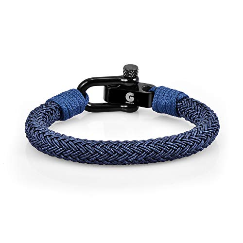 Pulsera de Cuerda Toto - Nautica Trenzada para Hombre y Mujer (Azul, 185) Pulsera de Cuerda Toto - Nautica Trenzada para Hombre y Mujer (Azul, 185)