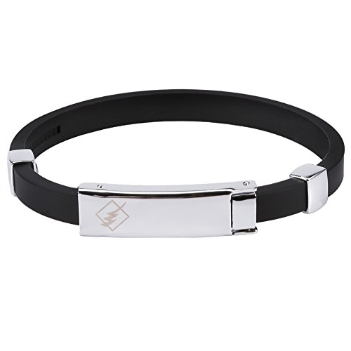 Pulsera de deportivo de impermeable de silicona con ión negativo, Banda correa de muñeca para electricidad estática del cuerpo humano Pulsera de deportivo de impermeable de silicona con ión negativo, Banda correa de muñeca para electricidad estática del cuerpo humano