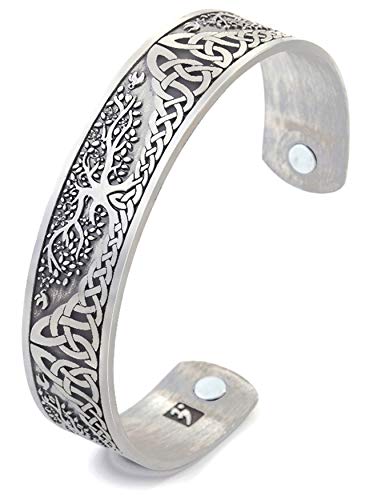 Pulsera magnética para el cuidado de la salud Tree of Life para aliviar el dolor, terapia, equilibrio y energía Pulsera magnética para el cuidado de la salud Tree of Life para aliviar el dolor, terapia, equilibrio y energía