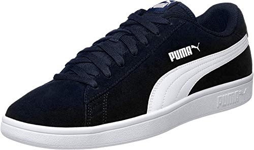 PUMA Smash v2, Zapatillas Unisex Adulto, Azul (Peacoat White), 42.5 EU