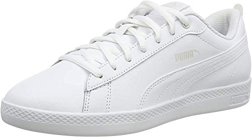 PUMA Smash Wns V2 L, Zapatillas Mujer, Blanco White White, 40 EU PUMA Smash Wns V2 L, Zapatillas Mujer, Blanco White White, 40 EU