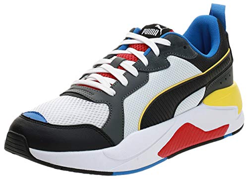 PUMA X-Ray, Zapatillas Unisex Adulto, Blanco White Black/Dark Shadow/High Risk Red/Palace Blue, 42 EU