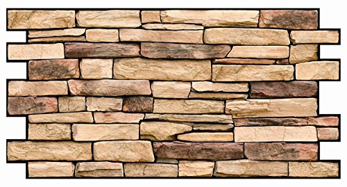 PVC plástico paneles de pared 3d decorativo revestimiento de azulejos – piedra natural Slate