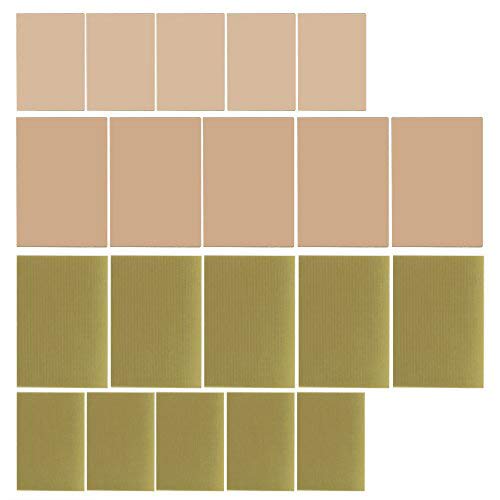 Pwb Revestido de Cobre, 20pcs Diy Lado Doble Revestido de Cobre y Sola Placa de Circuito Laminada Pcb Laminar Para Industrial, Soldadura, Mantenimiento, Etc. Pwb Revestido de Cobre, 20pcs Diy Lado Doble Revestido de Cobre y Sola Placa de Circuito Laminada Pcb Laminar Para Industrial, Soldadura, Mantenimiento, Etc.